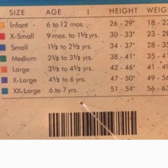 Gymboree red girls leggings size medium 4 years Vintage small hole by pen Play - Picture 5 of 5